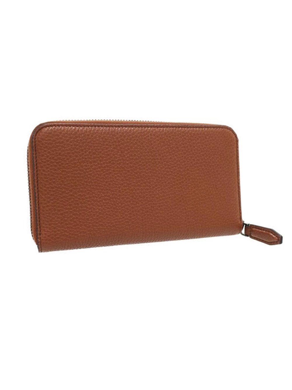 Salvatore Ferragamo Long Zipper Round Wallet Black
